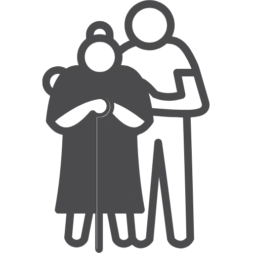 Care Workers icon (grey)
