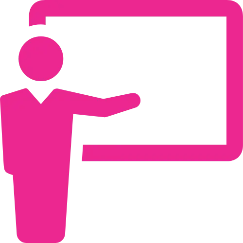 Training & Skills Courses icon (pink)